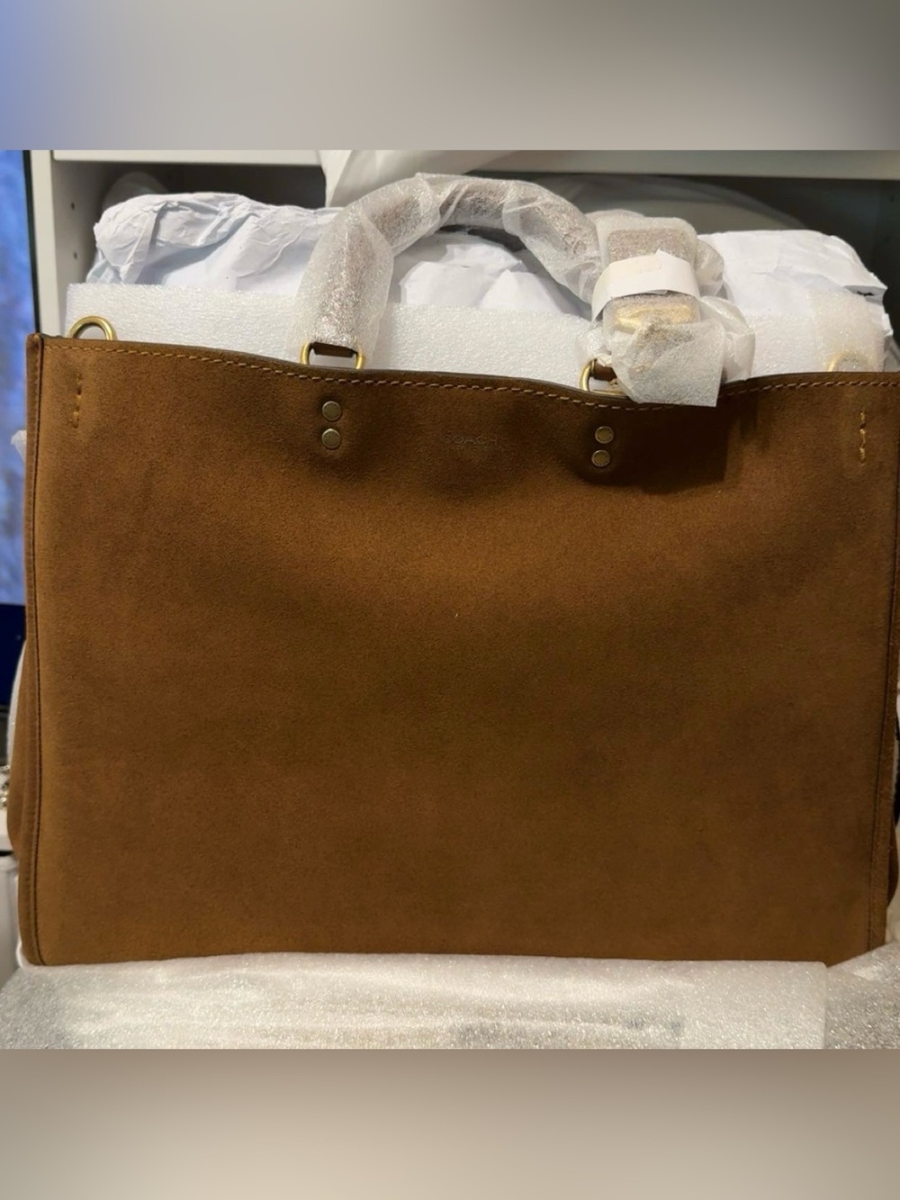 NWT Warm Brown Suede Rogue 40